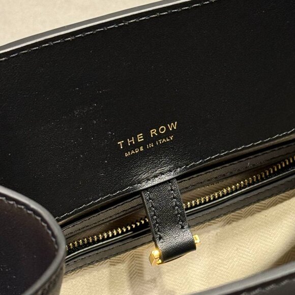 The Row Margaux 12 Soft leather black - Picture 3 of 5